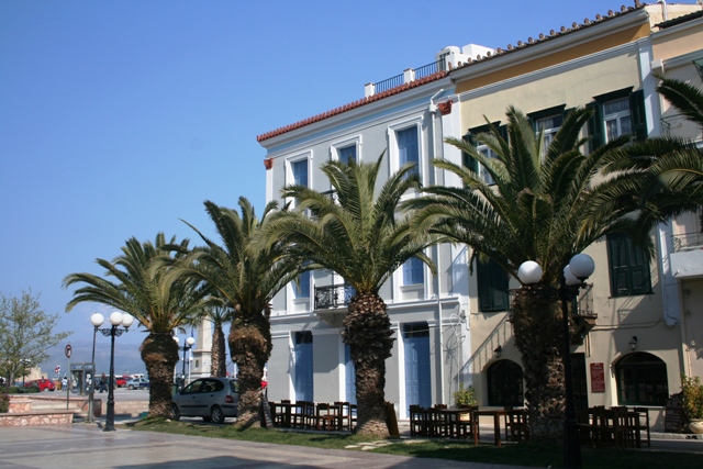 Nafplio - View from the old town towards the old harbour